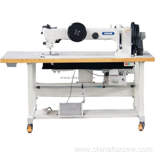 Long Arm Extra Heavy Duty Triple Feed Thick Thread Lockstitch Sewing Machine